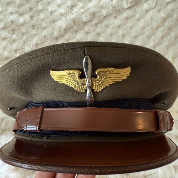 WWII US Army Military Army Air Corps Cadet Hat - Picture 1 of 12